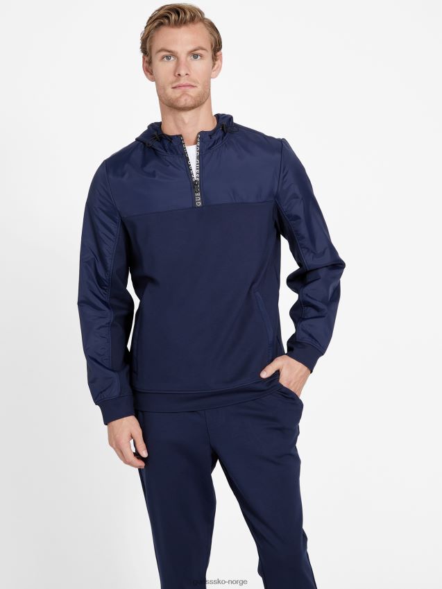 Guess takoda hettegenser svart blå svertet blå menn F0LJ808212