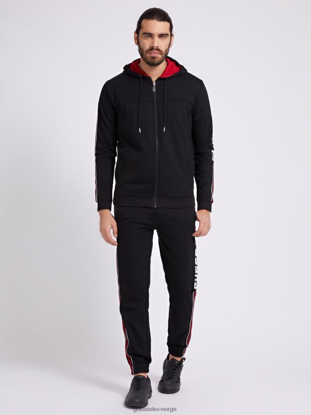 Guess svart butikk utseendetrenden svart menn F0LJ801036