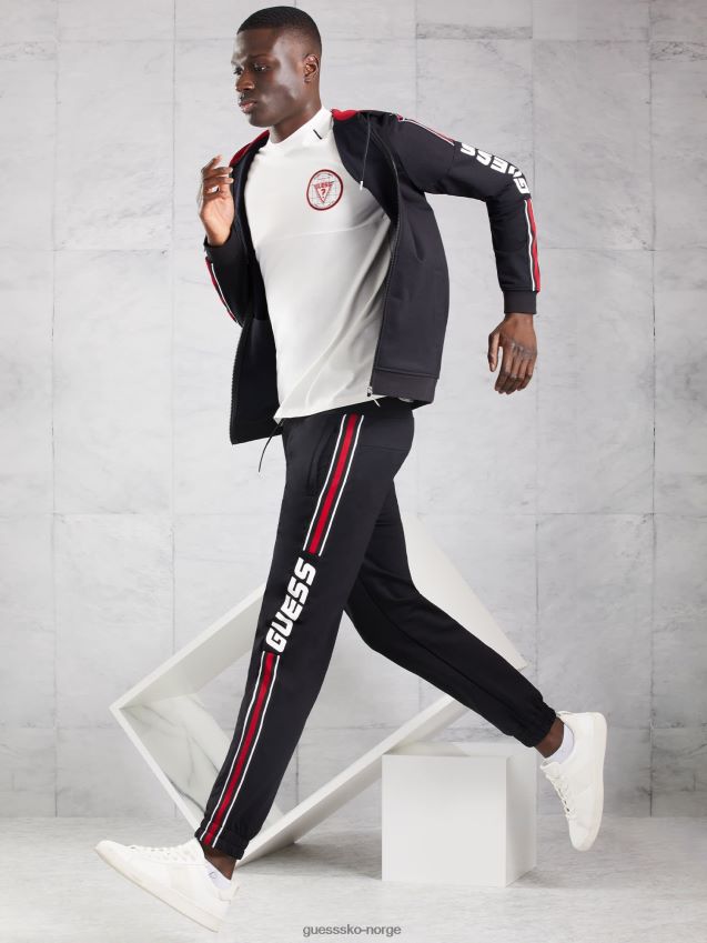 Guess svart butikk utseendetrenden svart menn F0LJ801037