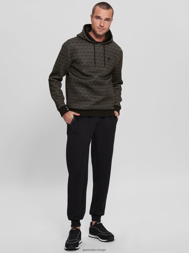 Guess colin logo hettegenser makro g kube brun kombo makro g kube brun kombo menn F0LJ8010414