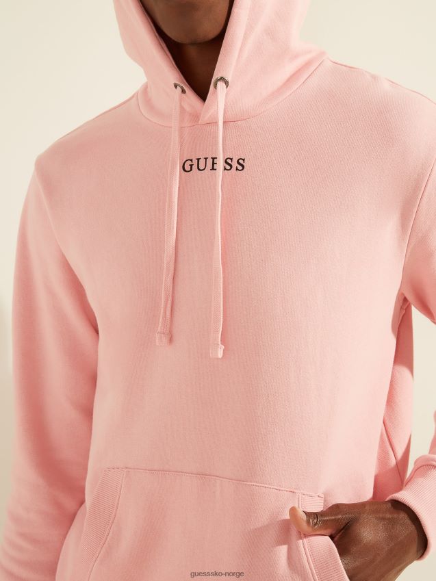 Guess eco roy logo hettegenser blomst lys rosa blomst lys rosa menn F0LJ8010482