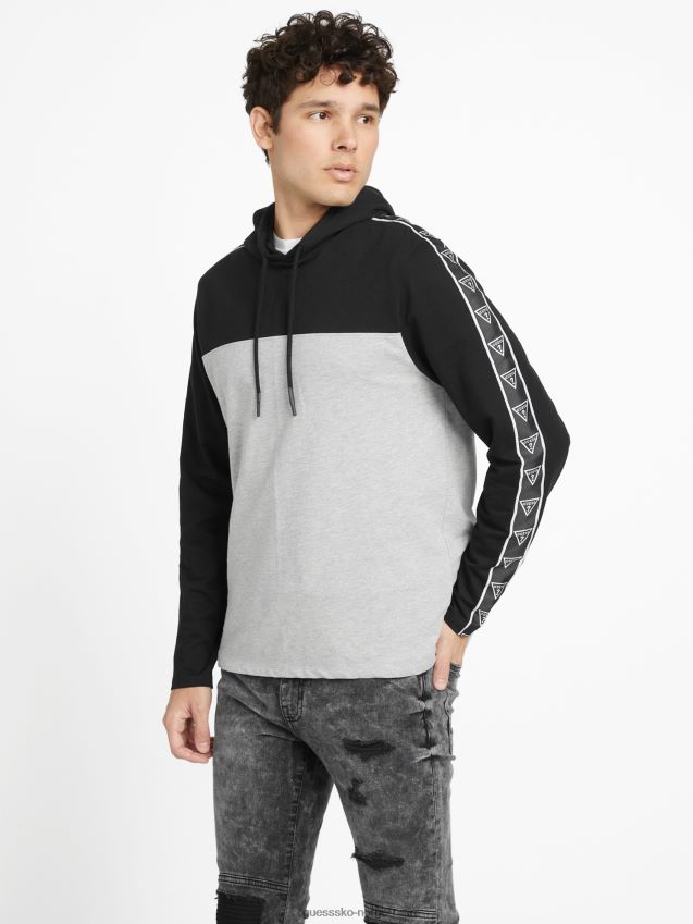 Guess eco rudy hettegenser lys gråmelert lys gråmelert menn F0LJ808313