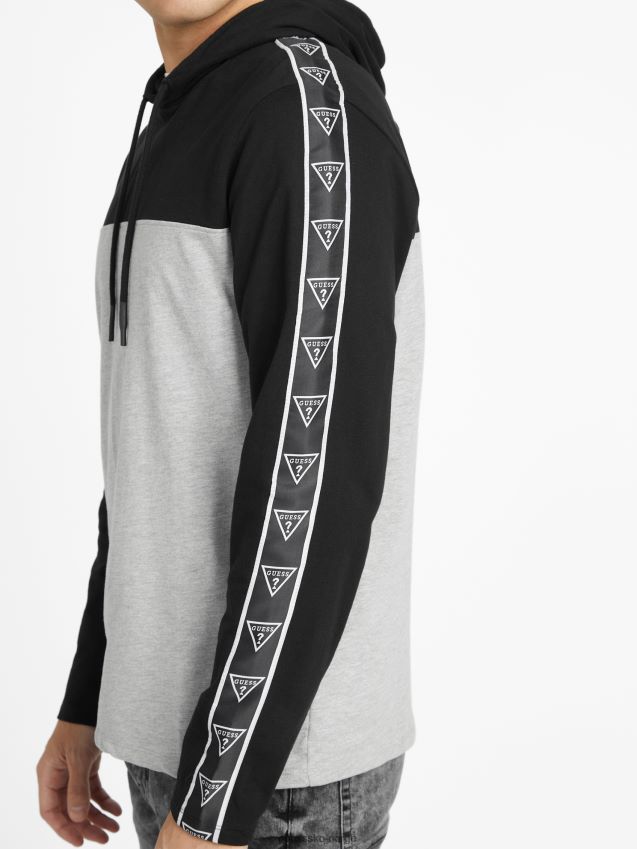 Guess eco rudy hettegenser lys gråmelert lys gråmelert menn F0LJ808313