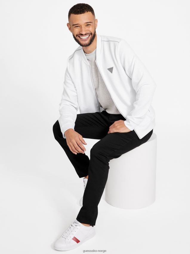 Guess astro vattert flyjakke ren hvit Ren hvit menn F0LJ807909