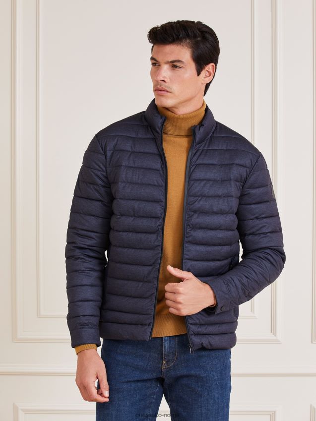 Guess blå marciano tech vattert jakke blå menn F0LJ801325