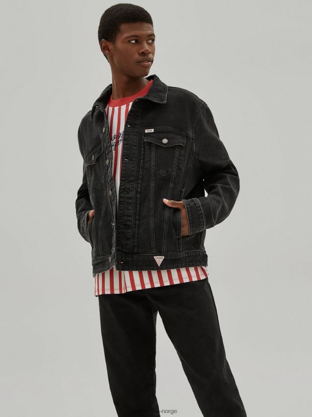 Guess blwa regular fit denimjakke blwa menn F0LJ801203