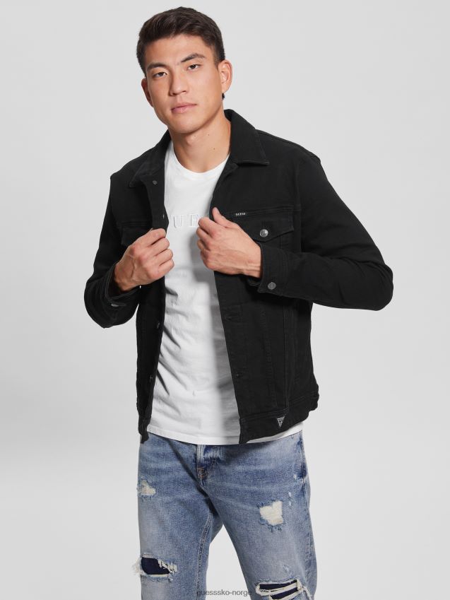 Guess øko dillon jakke jailbreak vask jailbreak vask menn F0LJ8010608
