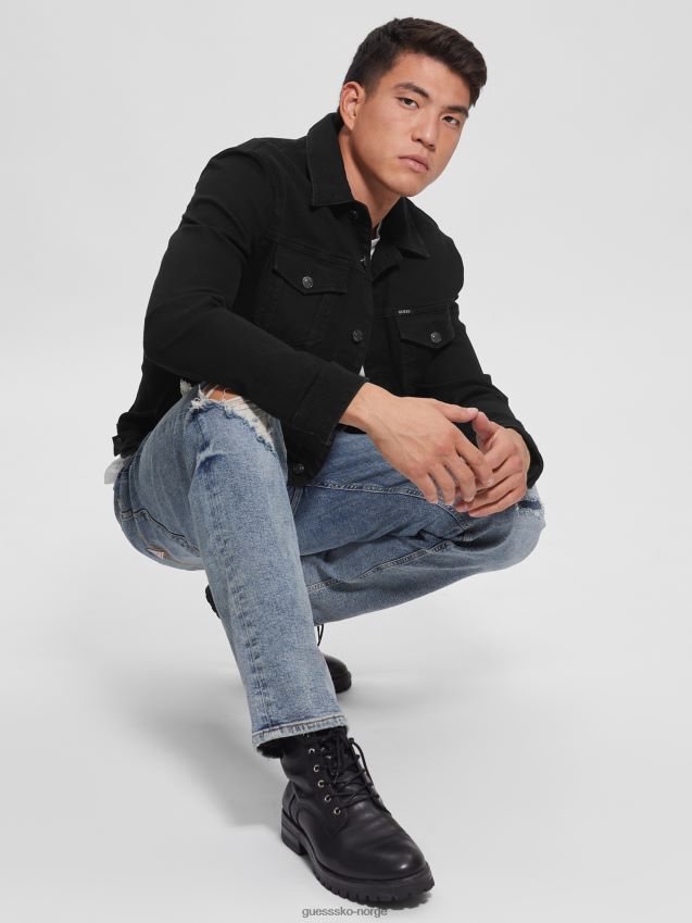 Guess øko dillon jakke jailbreak vask jailbreak vask menn F0LJ8010608