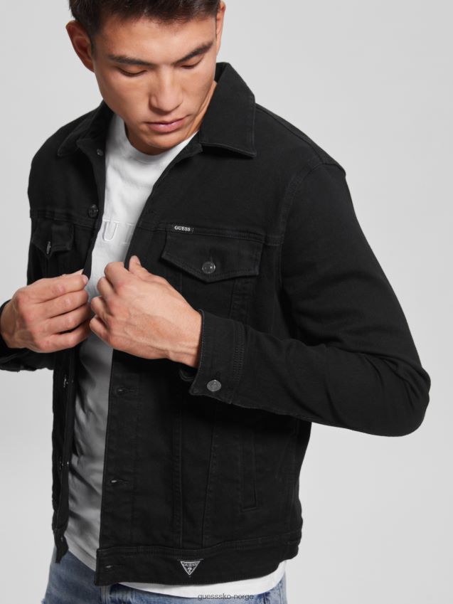 Guess øko dillon jakke jailbreak vask jailbreak vask menn F0LJ8010608