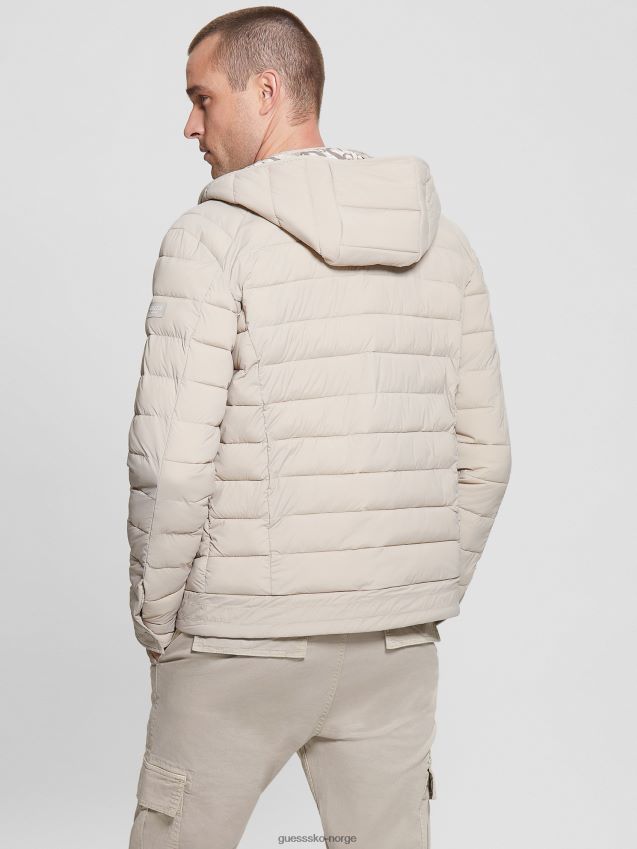 Guess øko stretch jakke pasadena stein pasadena stein menn F0LJ8010578