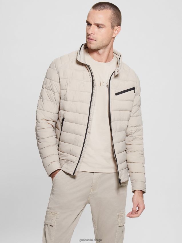 Guess øko stretch jakke pasadena stein pasadena stein menn F0LJ8010578