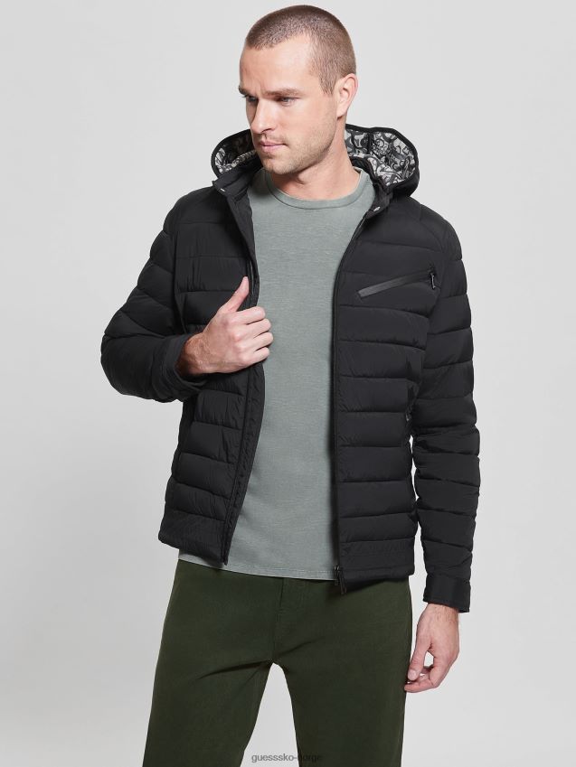 Guess kulsort øko stretchjakke kulsvart menn F0LJ8010628