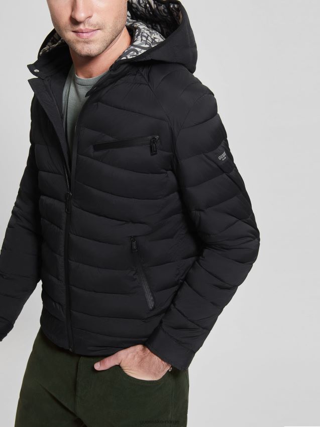 Guess kulsort øko stretchjakke kulsvart menn F0LJ8010628