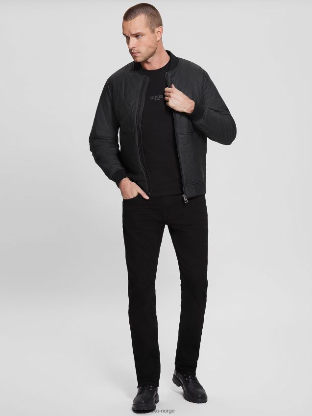 Guess kulsort vattert flyjakke kulsvart menn F0LJ8010357
