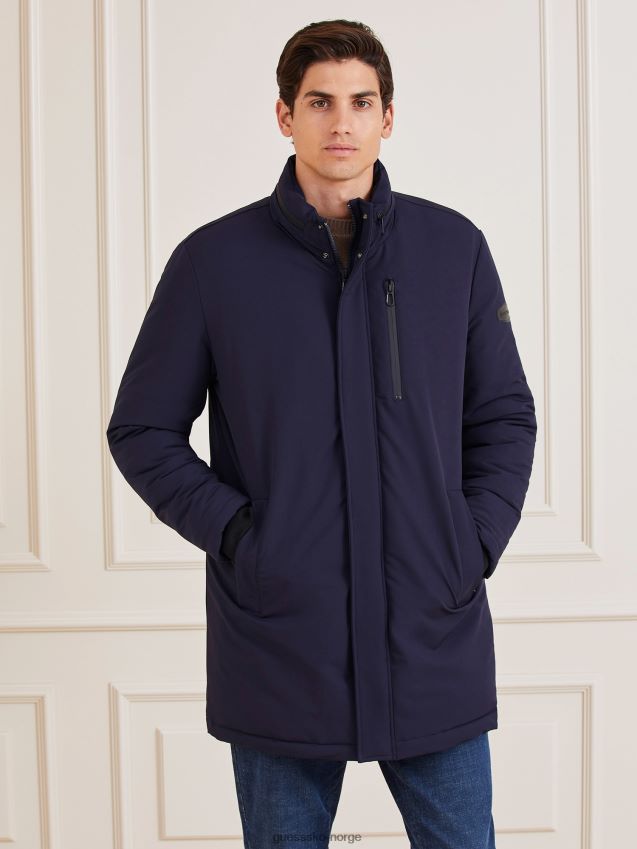 Guess marciano høyteknologisk jakke blå blå menn F0LJ801461