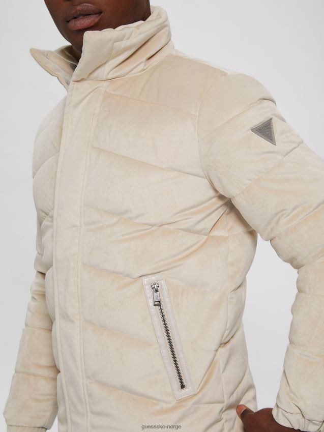 Guess pasadena stone luksus jakke i fløyel pasadena stein menn F0LJ8010597