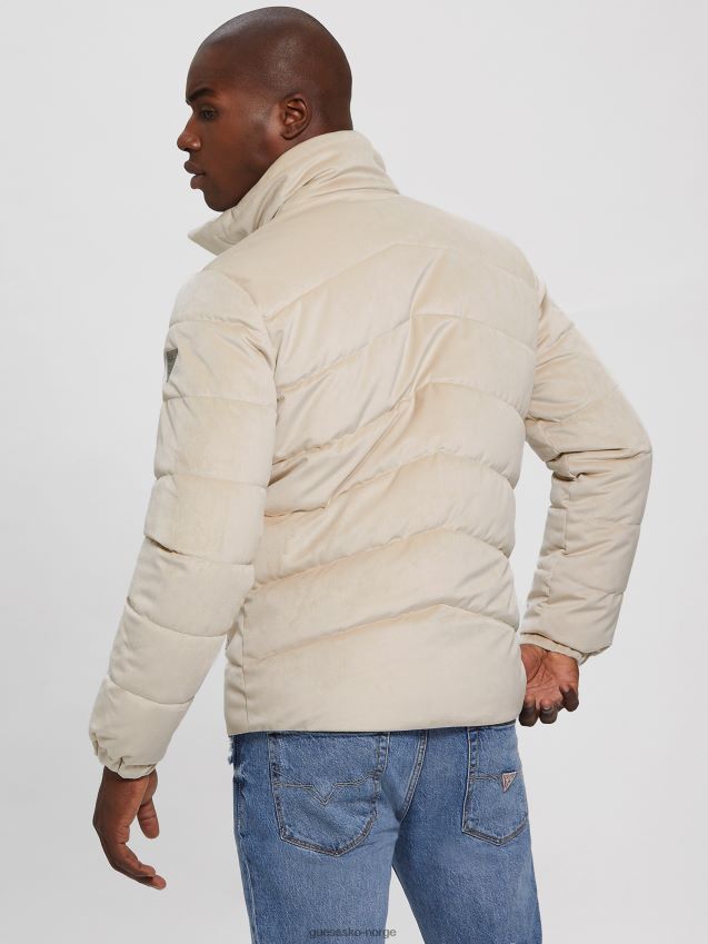 Guess pasadena stone luksus jakke i fløyel pasadena stein menn F0LJ8010597