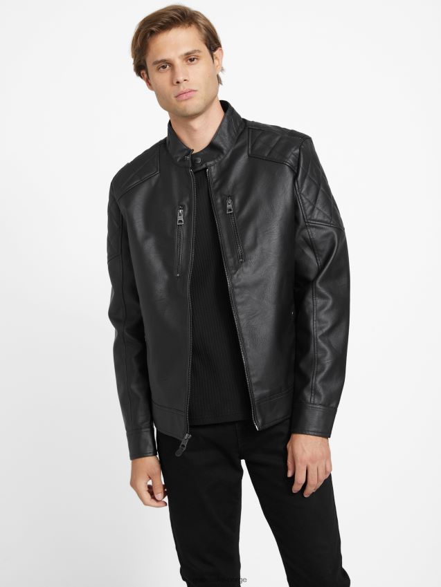 Guess rey motojakke i imitert skinn kulsort kulsvart menn F0LJ808256 F0LJ808256 Guess Sko Norge Guess veske Oppdater garderoben din med guess veske norge