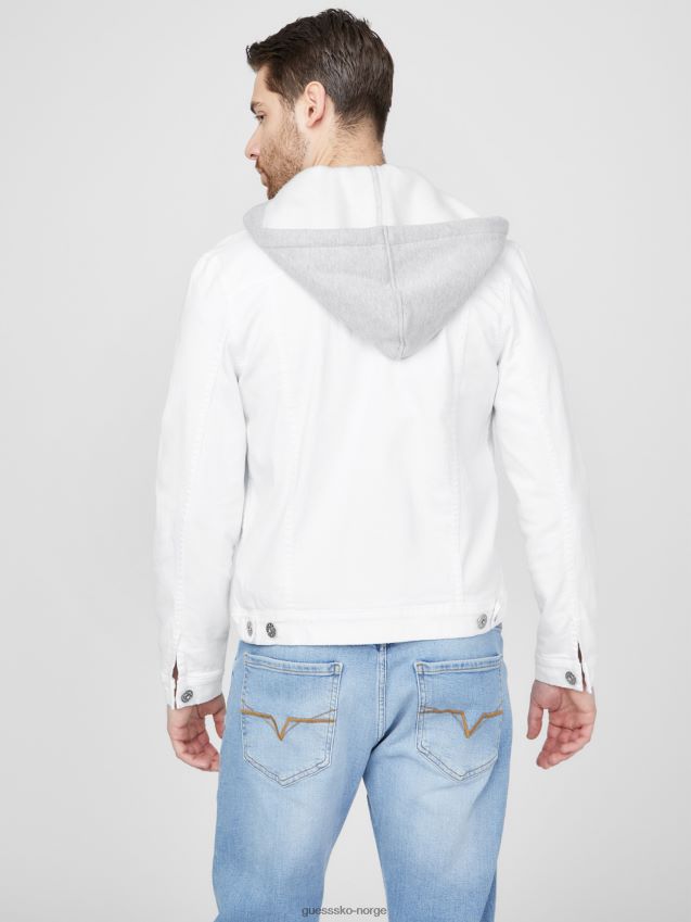 Guess white wash destory morrison dongerijakke white wash destory menn F0LJ807983