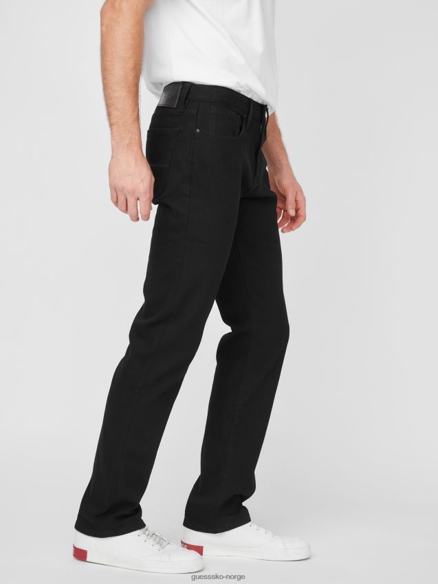 Guess avalon moderne skinny jeans svart vask svart vask menn F0LJ807946