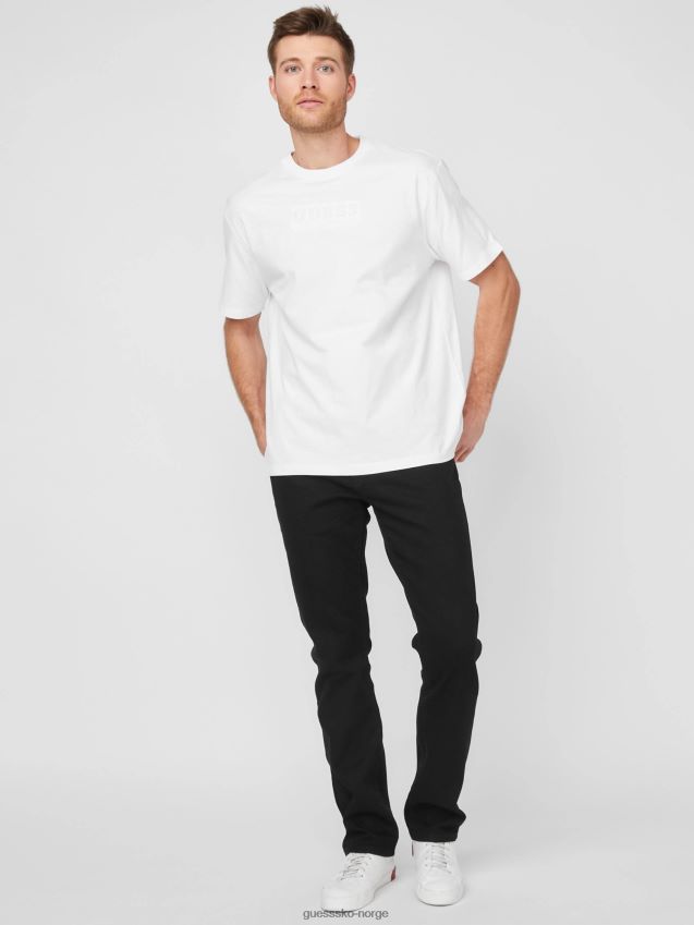 Guess avalon moderne skinny jeans svart vask svart vask menn F0LJ807946