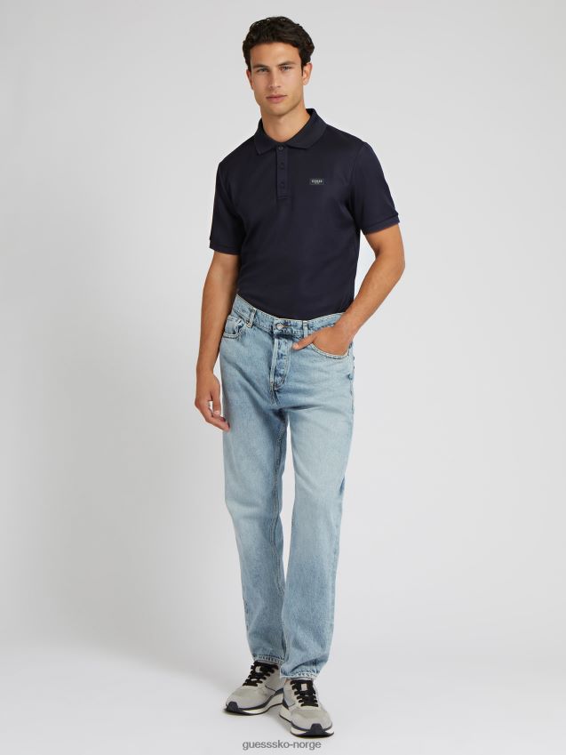 Guess avslappet passform denimbukse ny blå blå menn F0LJ80388