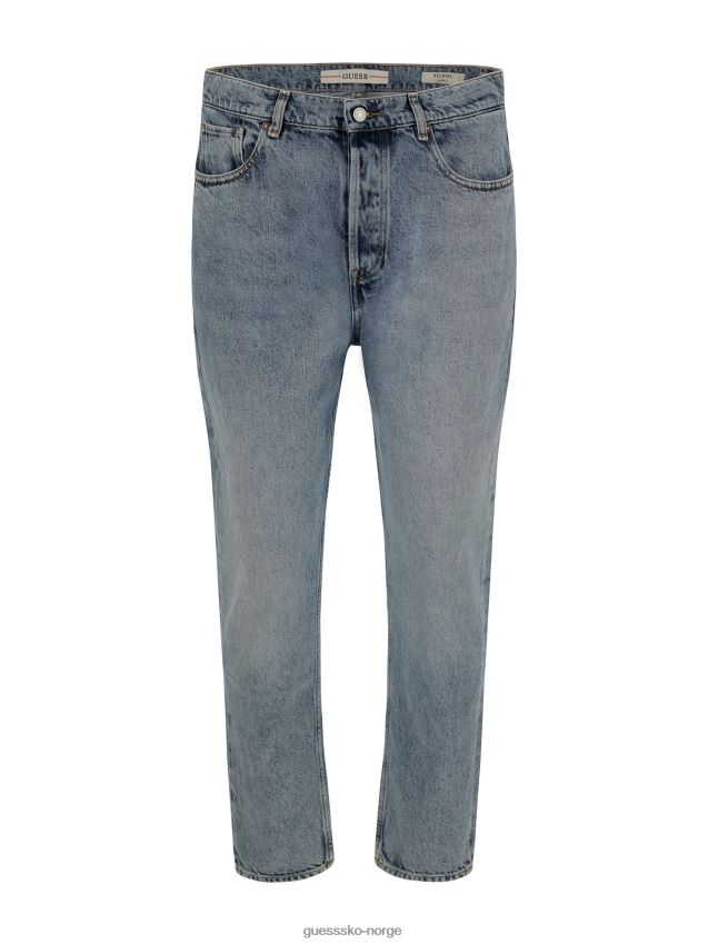 Guess avslappet passform denimbukse ny blå blå menn F0LJ80388