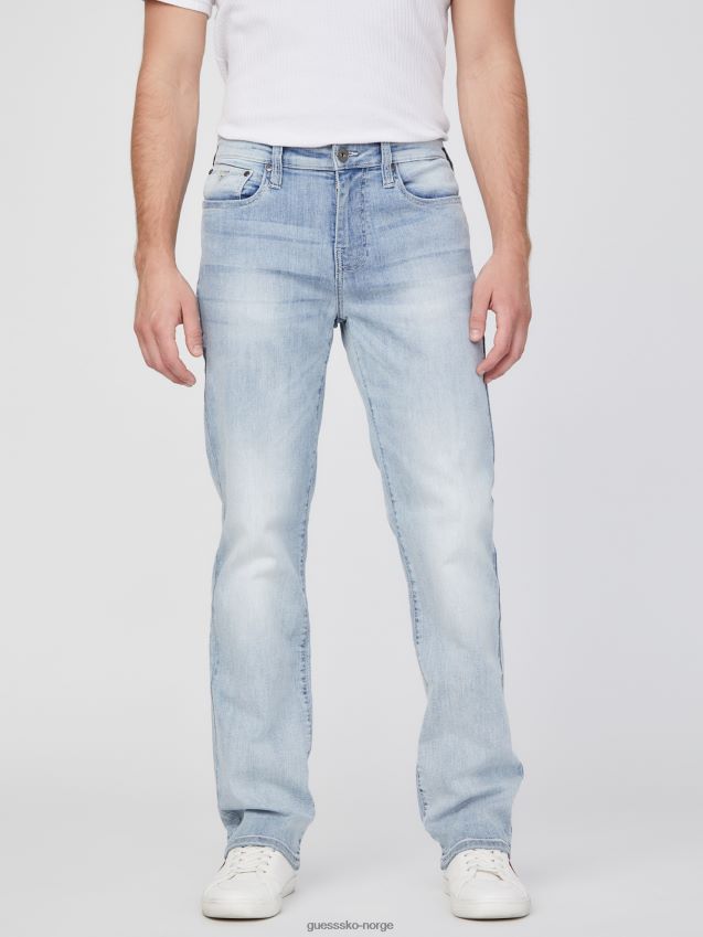 Guess delmar slim straight jeans ny lett vask ny lett vask menn F0LJ807837