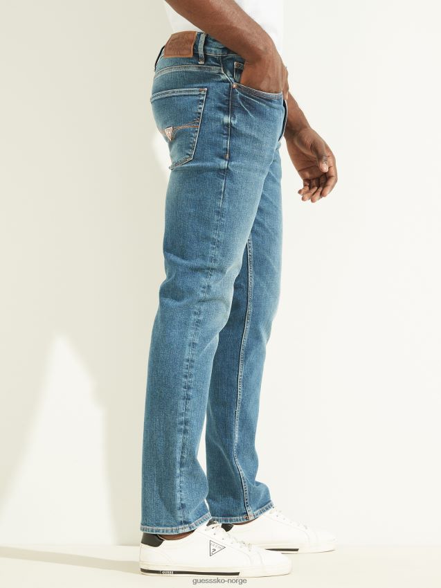 Guess eco angels straight jeans the grassland grasmarken menn F0LJ8010504