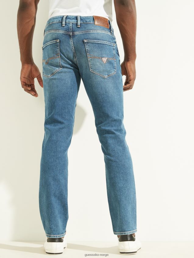 Guess eco angels straight jeans the grassland grasmarken menn F0LJ8010504