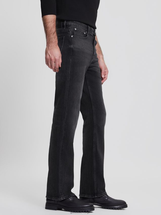 Guess eco bootcut jeans mørk eclipse mørk formørkelse menn F0LJ8010473