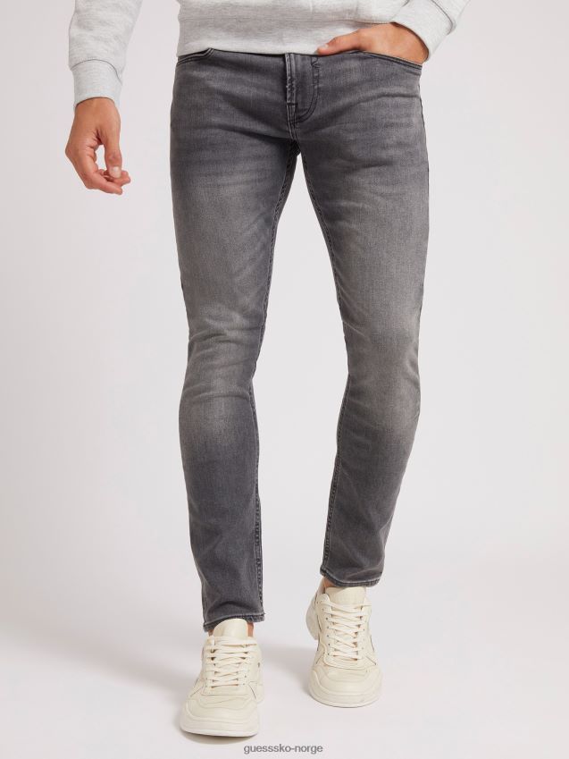 Guess grå, super skinny fit denimbukse grå menn F0LJ80762