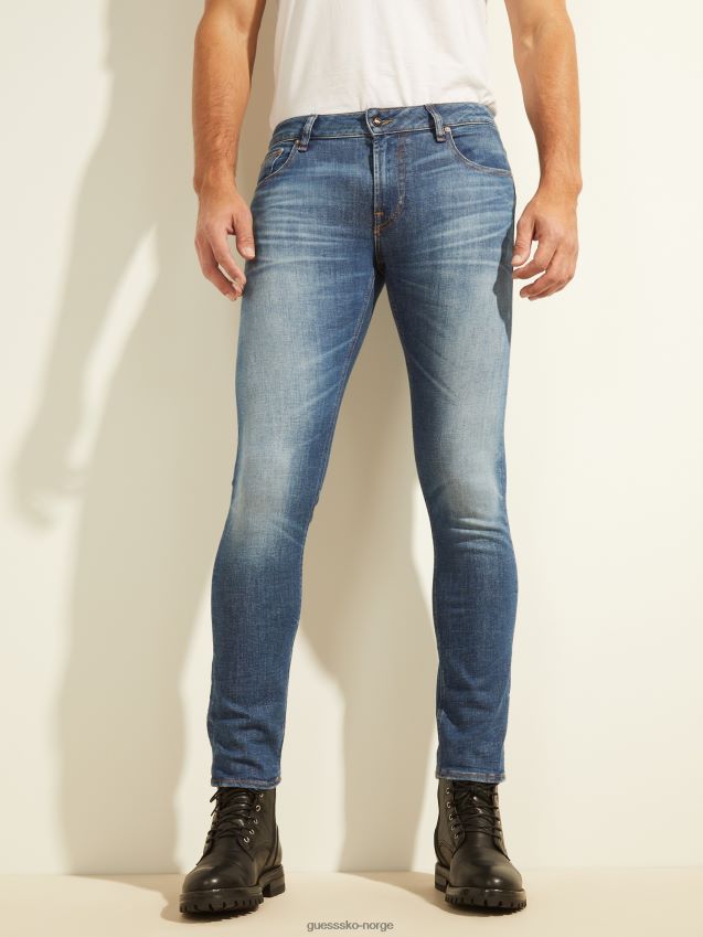 Guess øko miami lave skinny jeans mayport mayport menn F0LJ8010602