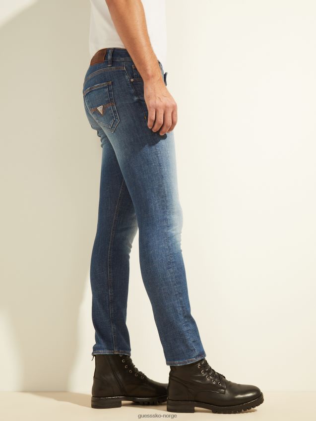 Guess øko miami lave skinny jeans mayport mayport menn F0LJ8010602