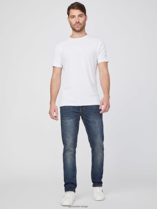 Guess øko skotsk skinny jeans mørk vask mørk vask menn F0LJ807915