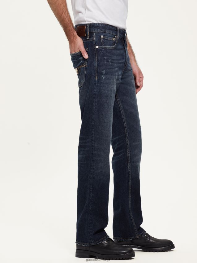 Guess lavanche øko slim straight jeans snøskred menn F0LJ8010609