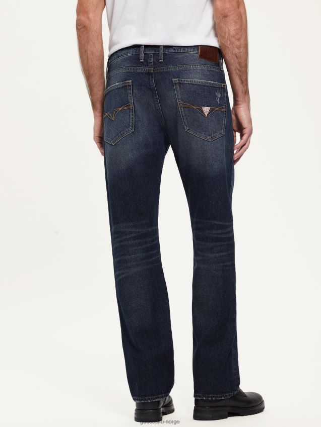 Guess lavanche øko slim straight jeans snøskred menn F0LJ8010609