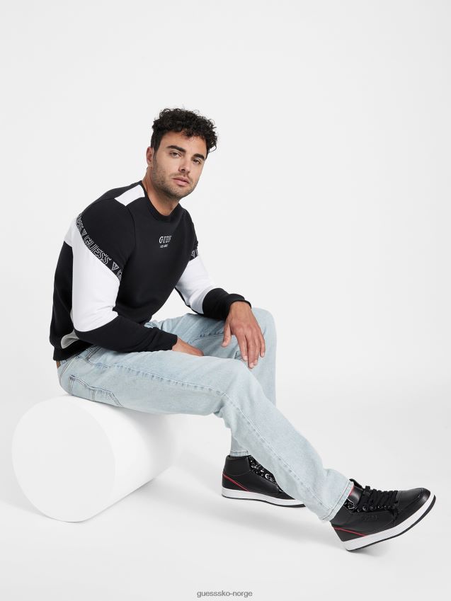 Guess lett vask nicks rette jeans fra 90-tallet lett vask menn F0LJ808595