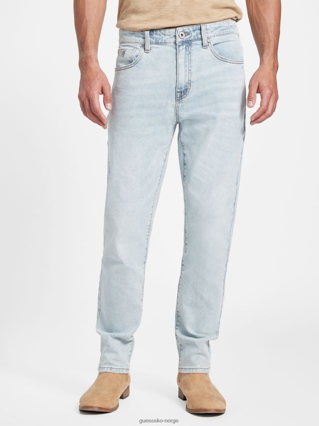 Guess lett vask nicks rette jeans fra 90-tallet lett vask menn F0LJ808595