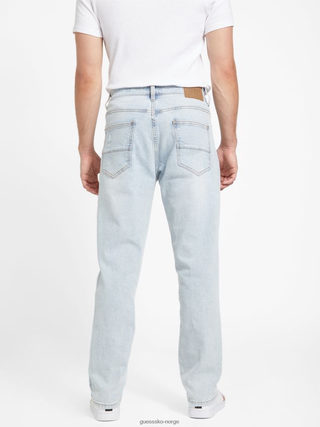 Guess lett vask nicks rette jeans fra 90-tallet lett vask menn F0LJ808595