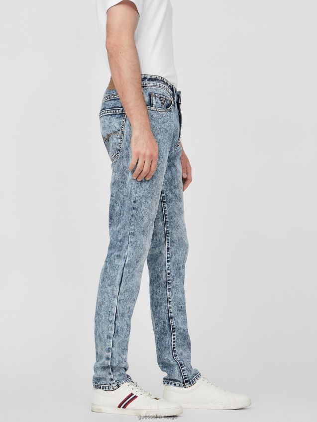 Guess lett vask scotch harold skinny jeans lett vask menn F0LJ807865