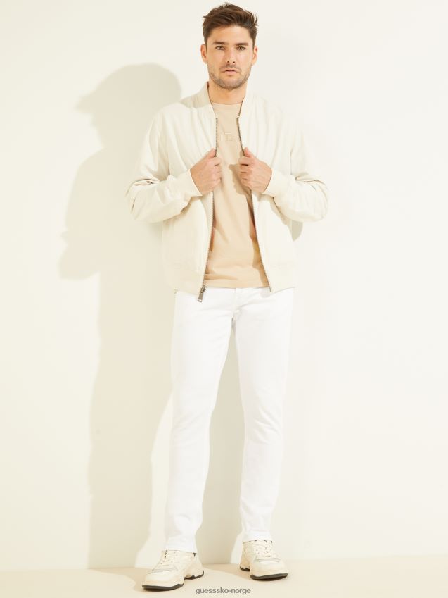 Guess miami lav-rise super skinny jeans brent oransje brent oransje menn F0LJ8010474