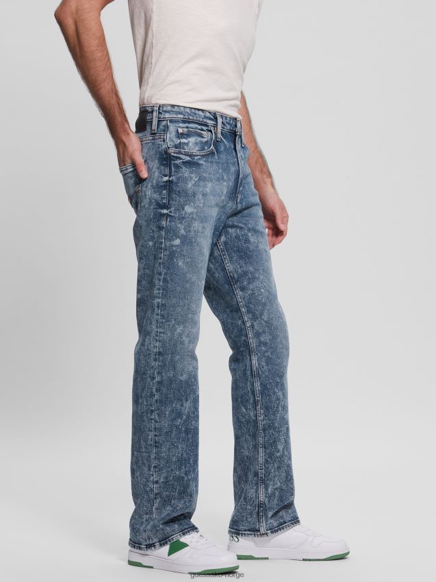 Guess moderne bootcut jeans vintage indigo vintage indigo menn F0LJ8010524