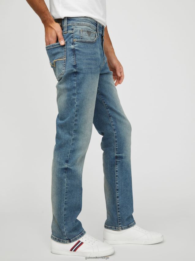 Guess naturlig multi vask del mar straight jeans naturlig multivask menn F0LJ807911