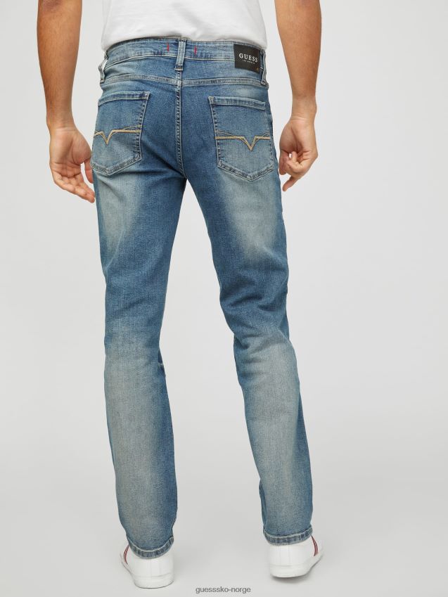 Guess naturlig multi vask del mar straight jeans naturlig multivask menn F0LJ807911
