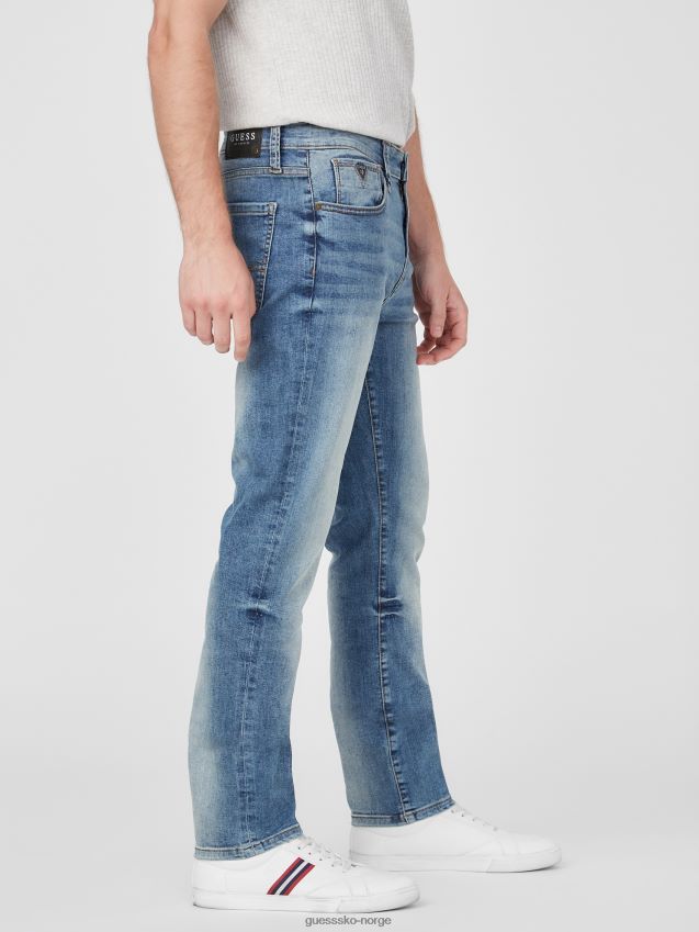 Guess naturlig multi vask halsted slim jeans naturlig multivask menn F0LJ808320