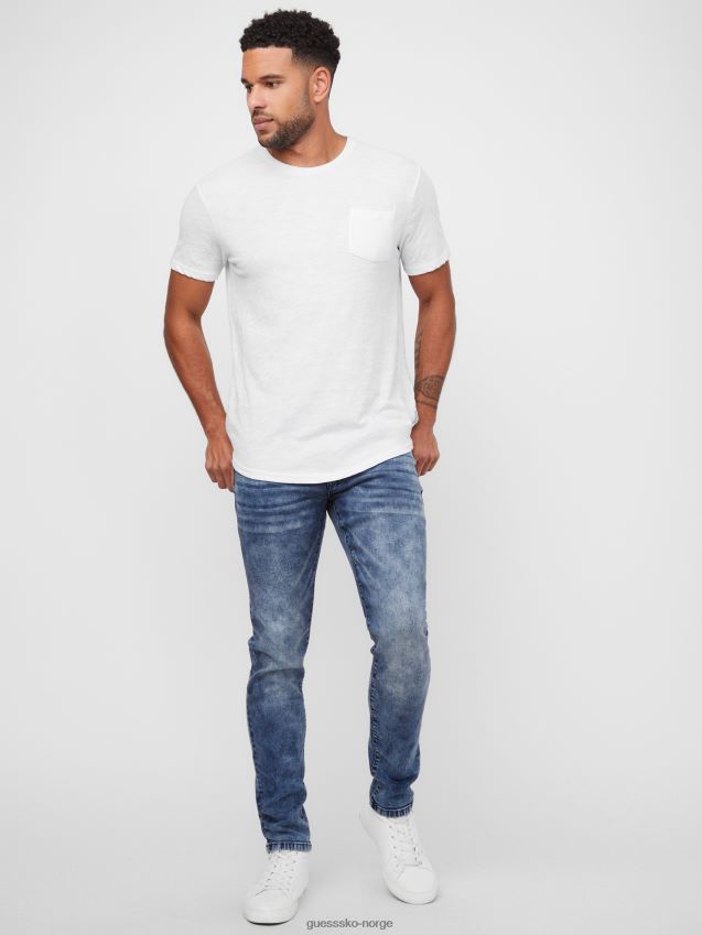 Guess naturlig multi vask sammy skinny jeans naturlig multivask menn F0LJ807841