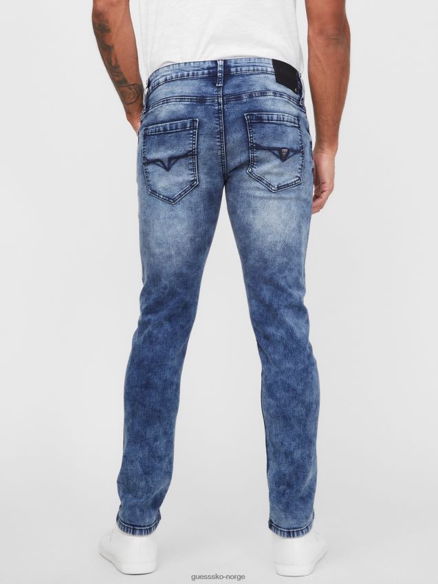 Guess naturlig multi vask sammy skinny jeans naturlig multivask menn F0LJ807841