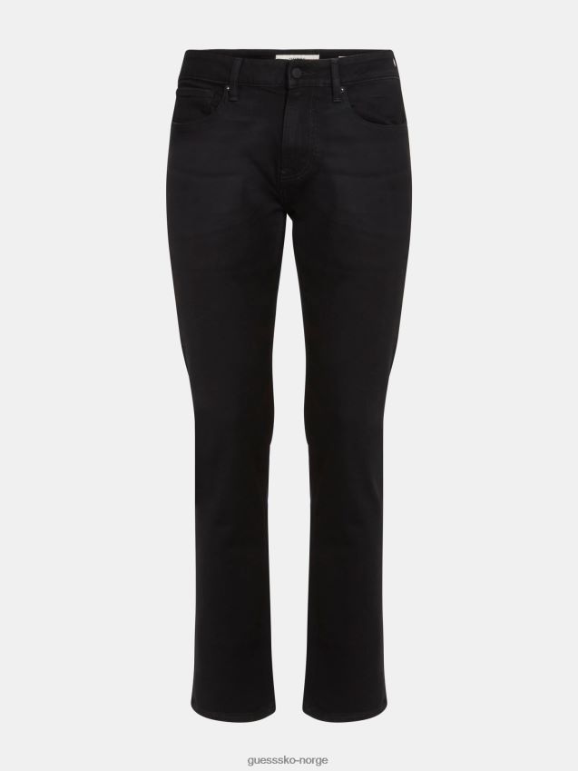 Guess ny svart denimbukse med slim fit svart menn F0LJ80632