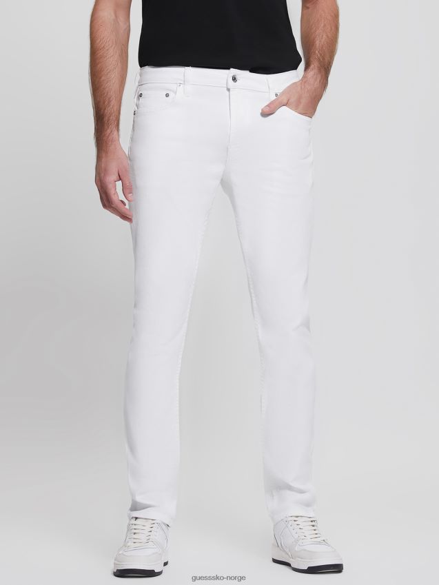 Guess optiske hvite øko koniske jeans optikk hvit menn F0LJ8010346